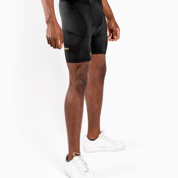 VENUM G-FIT COMPRESSION SHORTS - BLACK/GOLD