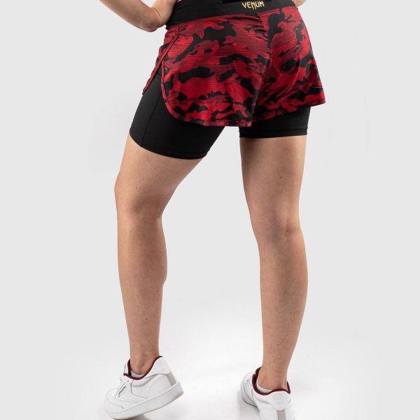 VENUM DEFENDER HYBRID COMPRESSION SHORT - BLACK/RED