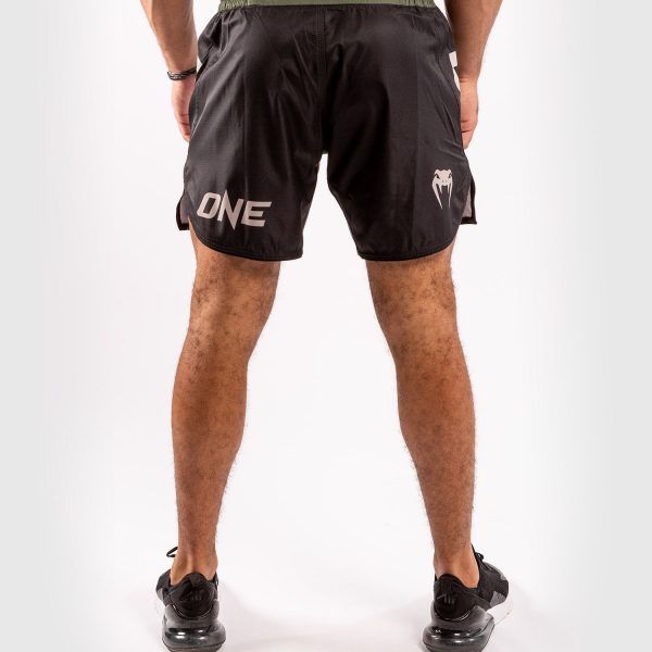 VENUM ONE FC IMPACT FIGHTSHORTS - BLACK/KHAKI