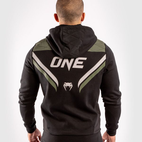 VENUM ONE FC IMPACT HOODIE - BLACK/KHAKI