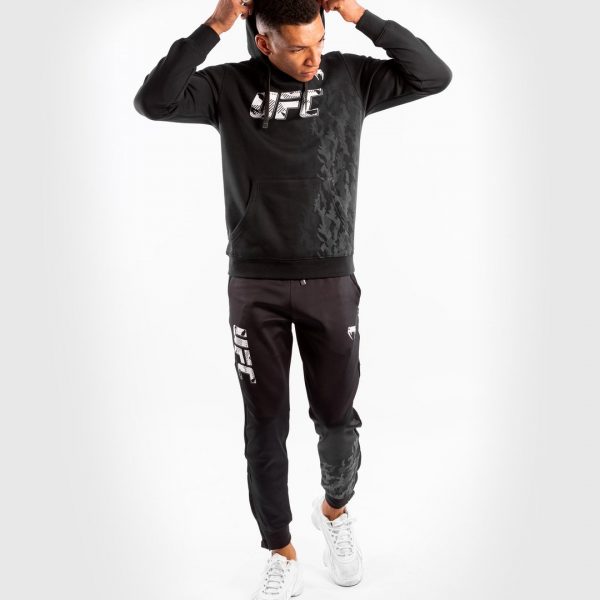 UFC VENUM AUTHENTIC FIGHT WEEK MEN'S ZIP HOODIE - BLACK