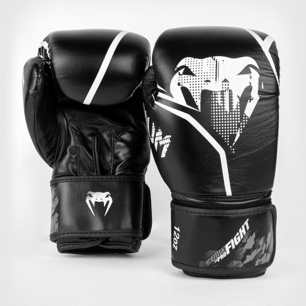 VENUM CONTENDER 1.2 BOXING GLOVES - BLACK/WHITE
