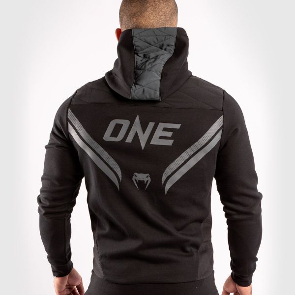 VENUM ONE FC IMPACT HOODIE - BLACK/BLACK
