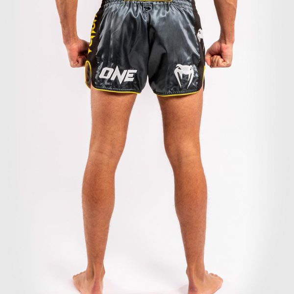 VENUM ONE FC IMPACT MUAY THAI SHORTS - GREY/BLACK