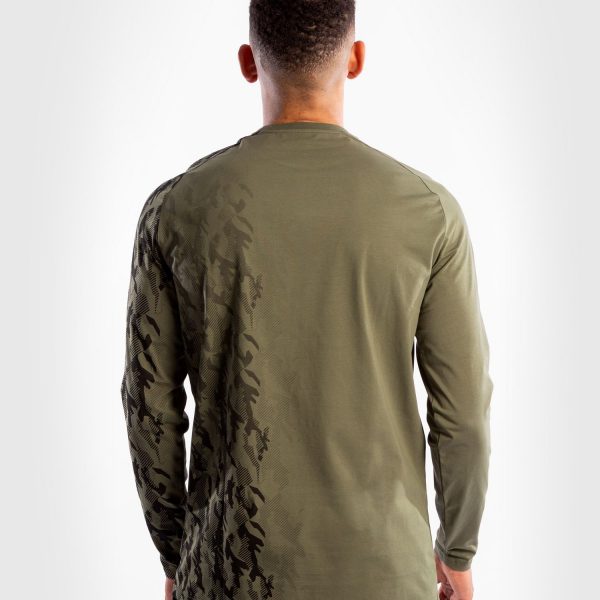 UFC VENUM AUTHENTIC FIGHT WEEK MEN'S LONG SLEEVE T-SHIRT - KHAKI
