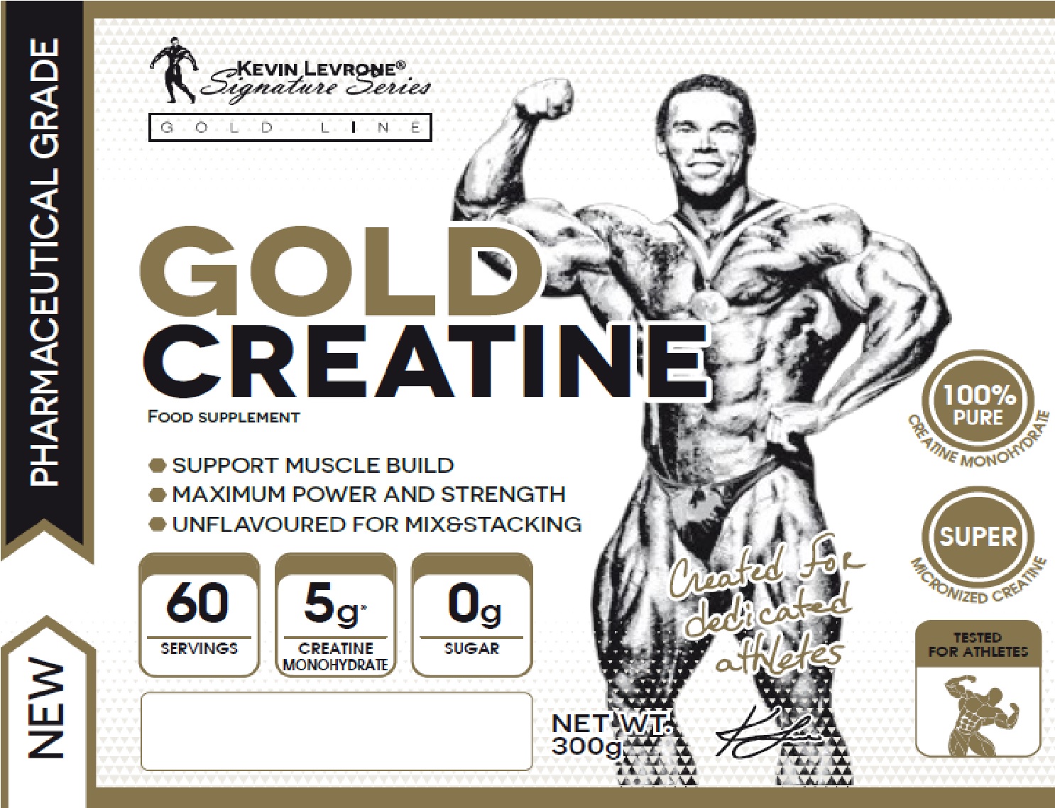 Gold creatine, 300 gr.