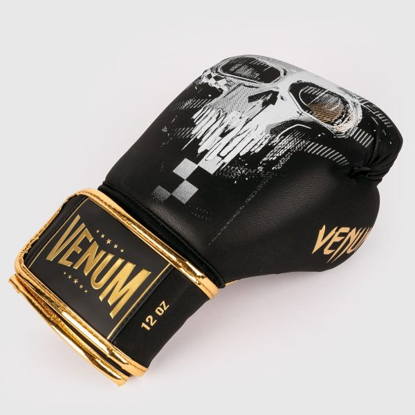 VENUM SKULL BOXING GLOVES - BLACK