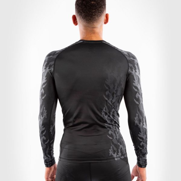 UFC VENUM AUTHENTIC FIGHT WEEK MEN'S PERFORMANCE LONG SLEEVE RASHGUARD - BLACK