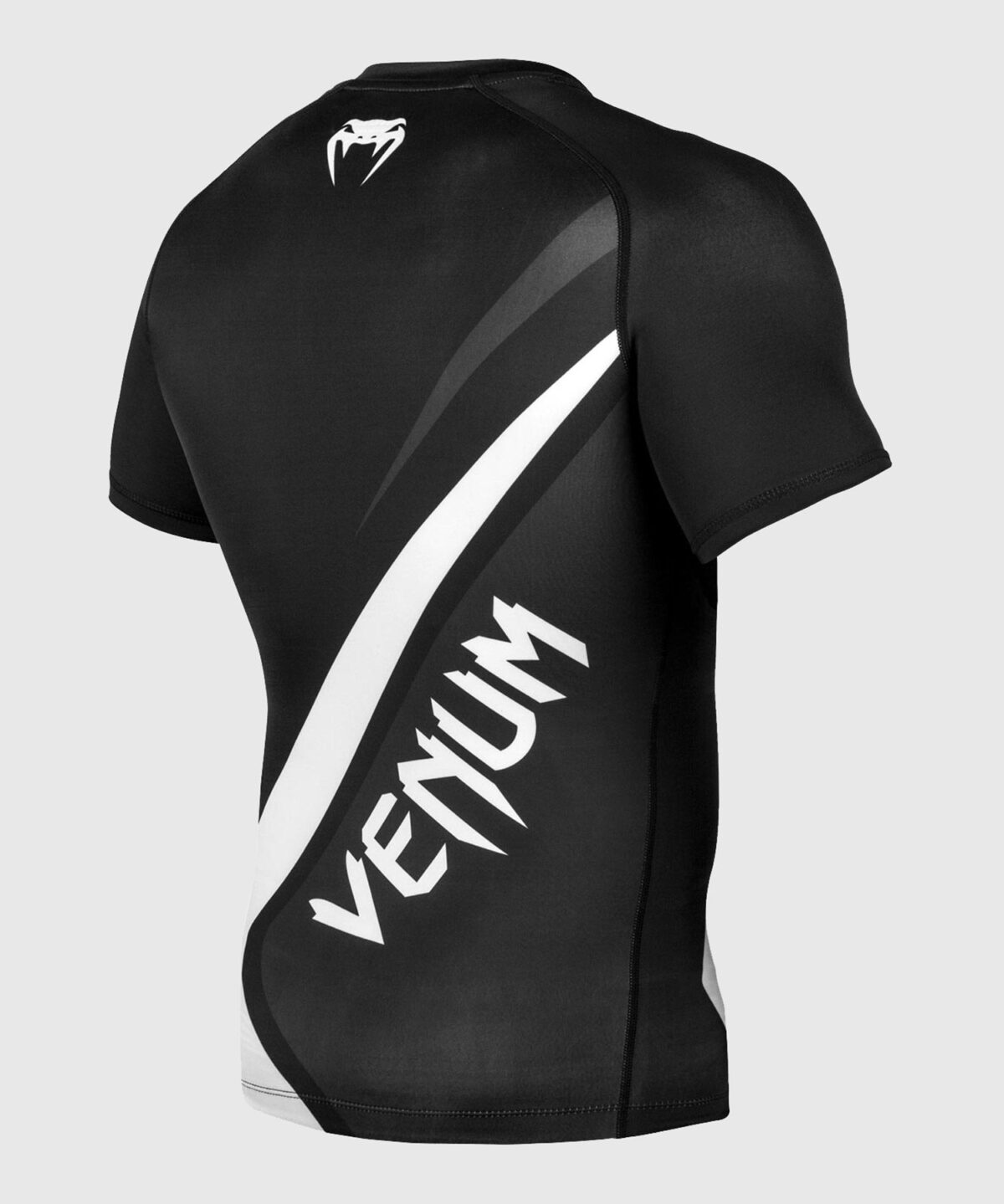 VENUM CONTENDER 4.0 RASHGUARD - SHORT SLEEVES - BLACK/GREY-WHITE - Image 2