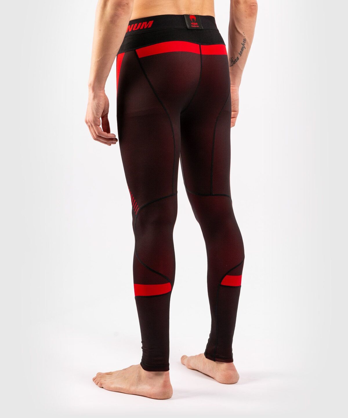 Venum NoGi 3.0 Compression Tights – Black/Red - Image 2