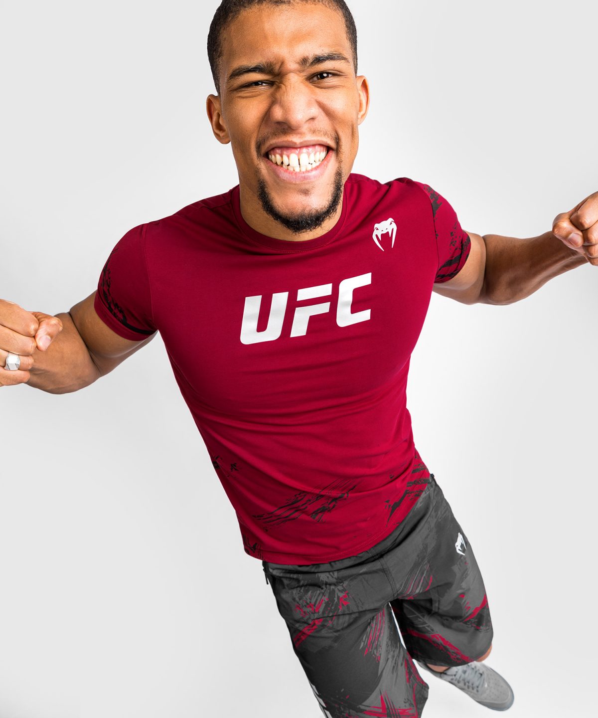 UFC VENUM AUTHENTIC FIGHT WEEK 2.0 T-SHIRT RED - Image 4