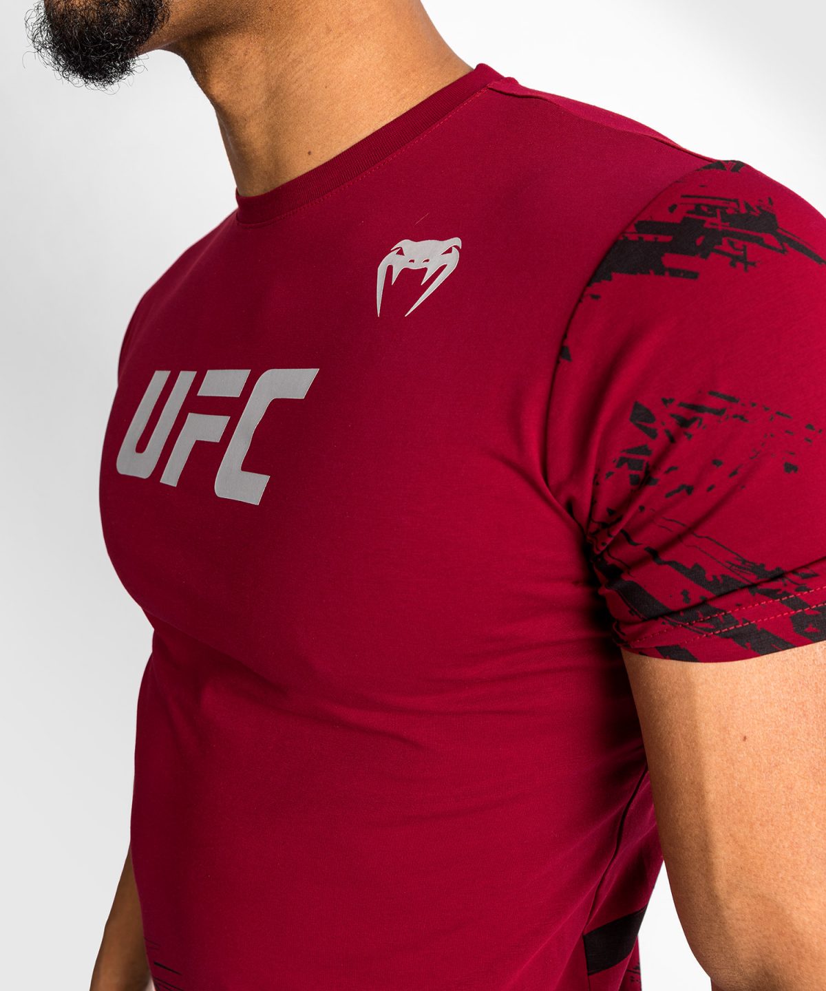 UFC VENUM AUTHENTIC FIGHT WEEK 2.0 T-SHIRT RED - Image 6