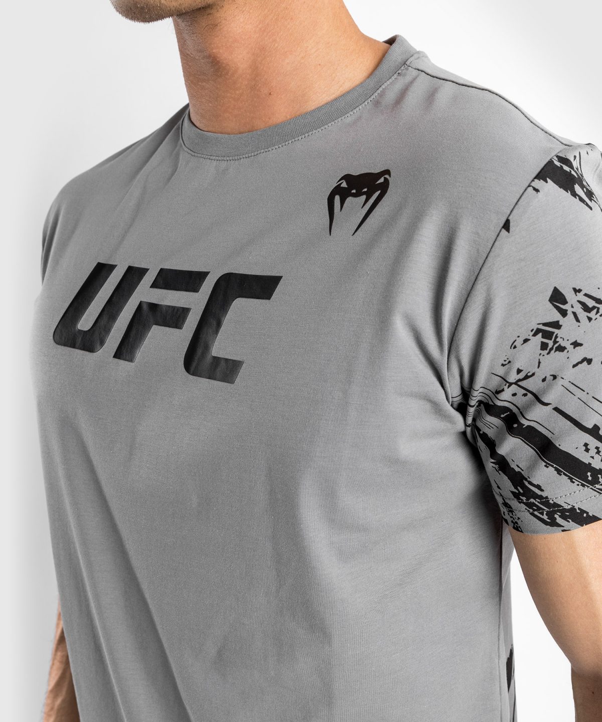 UFC VENUM AUTHENTIC FIGHT WEEK 2.0 T-SHIRT GREY - Image 6