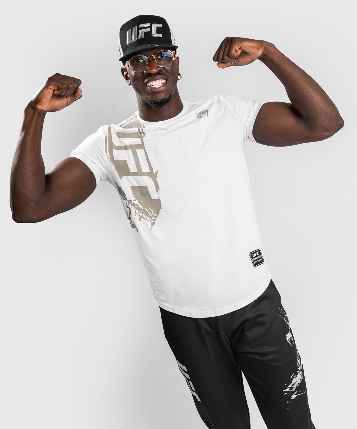 UFC VENUM AUTHENTIC FIGHT WEEK 2.0 T-SHIRT WHITE - Image 3