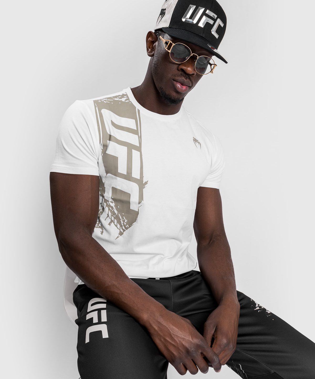 UFC VENUM AUTHENTIC FIGHT WEEK 2.0 T-SHIRT WHITE - Image 4