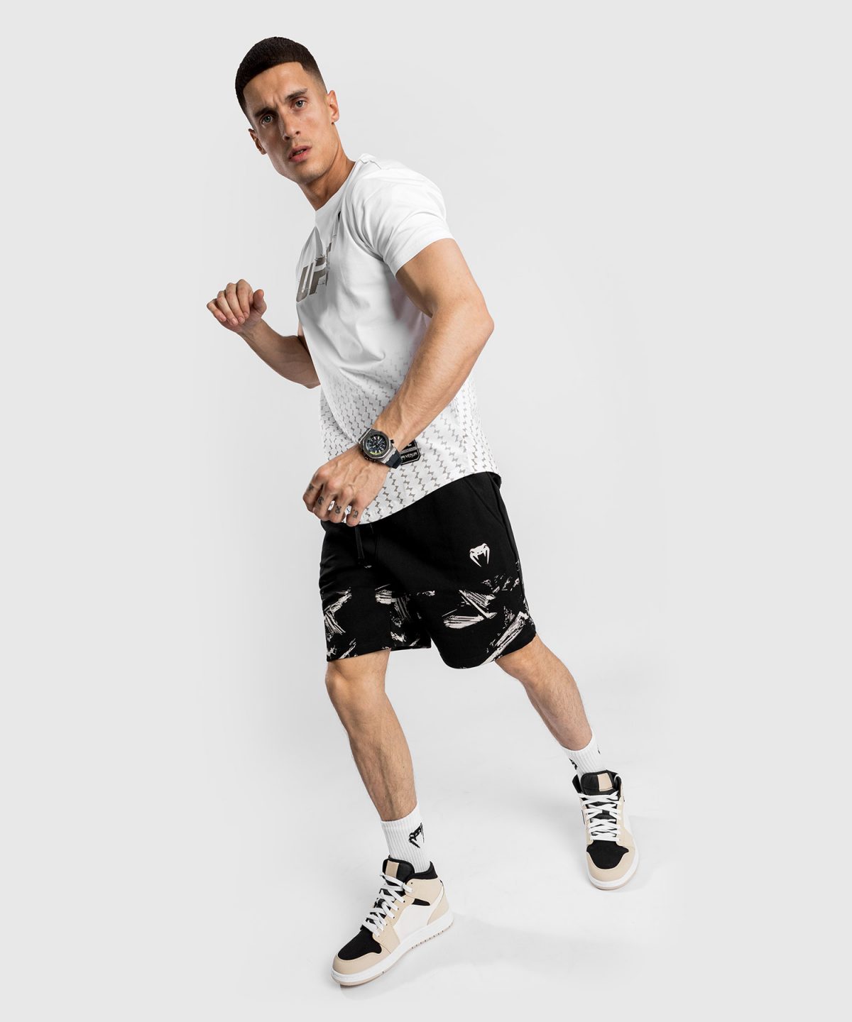 UFC VENUM AUTHENTIC FIGHT WEEK 2.0 T-SHIRT WHITE - Image 4