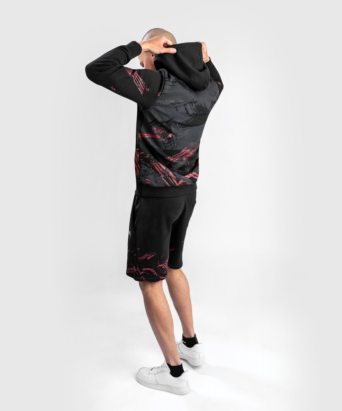 UFC VENUM AUTHENTIC FIGHT WEEK MEN’S 2.0 PULLOVER HOODIE - BLACK/RED - Image 6