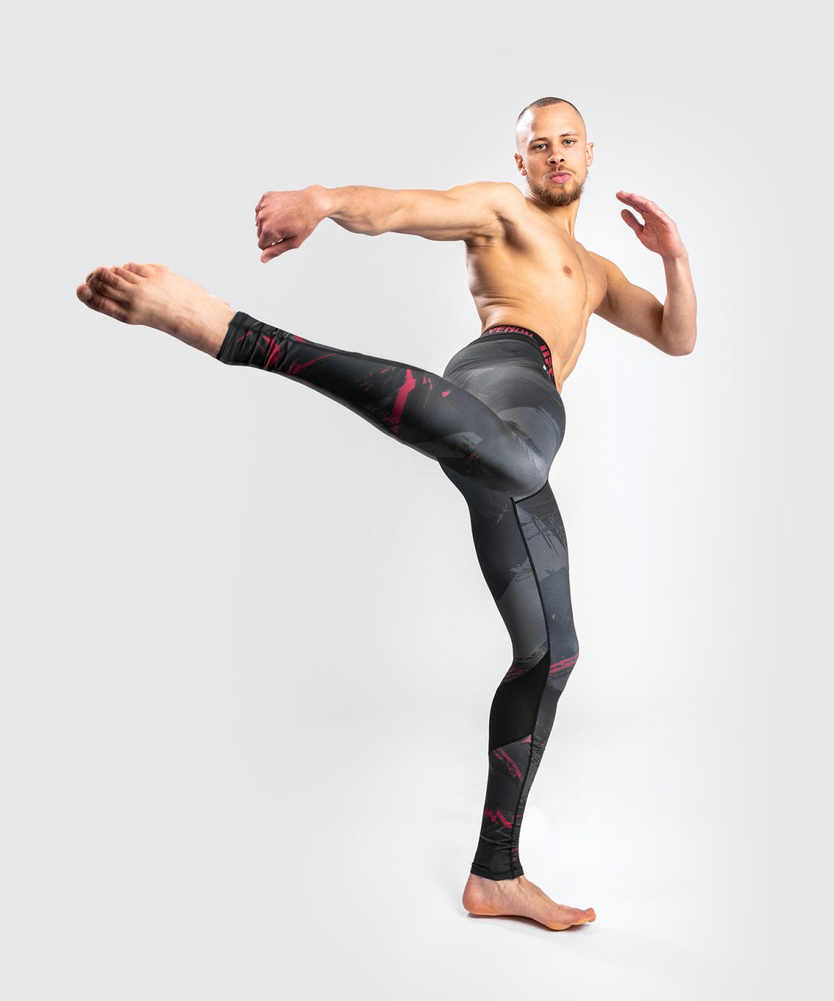 UFC VENUM AUTHENTIC FIGHT WEEK MEN’S 2.0 PERFORMANCE TIGHT - BLACK - Image 2
