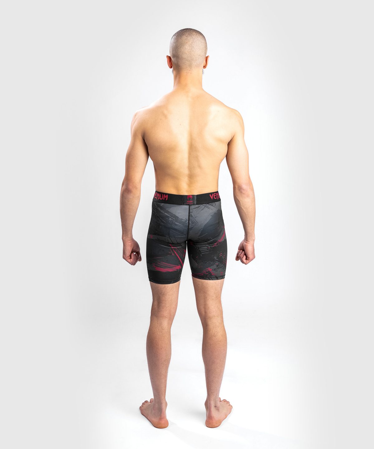 UFC VENUM AUTHENTIC FIGHT WEEK MEN’S 2.0 VALE TUDO SHORT - BLACK/RED - Image 6