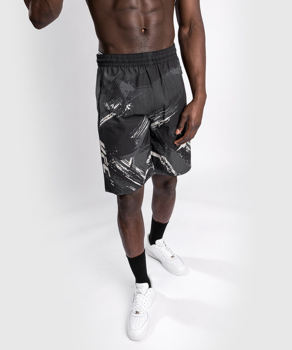 UFC VENUM AUTHENTIC FIGHT WEEK MEN’S 2.0 PERFORMANCE SHORT - BLACK/SAND - Image 4