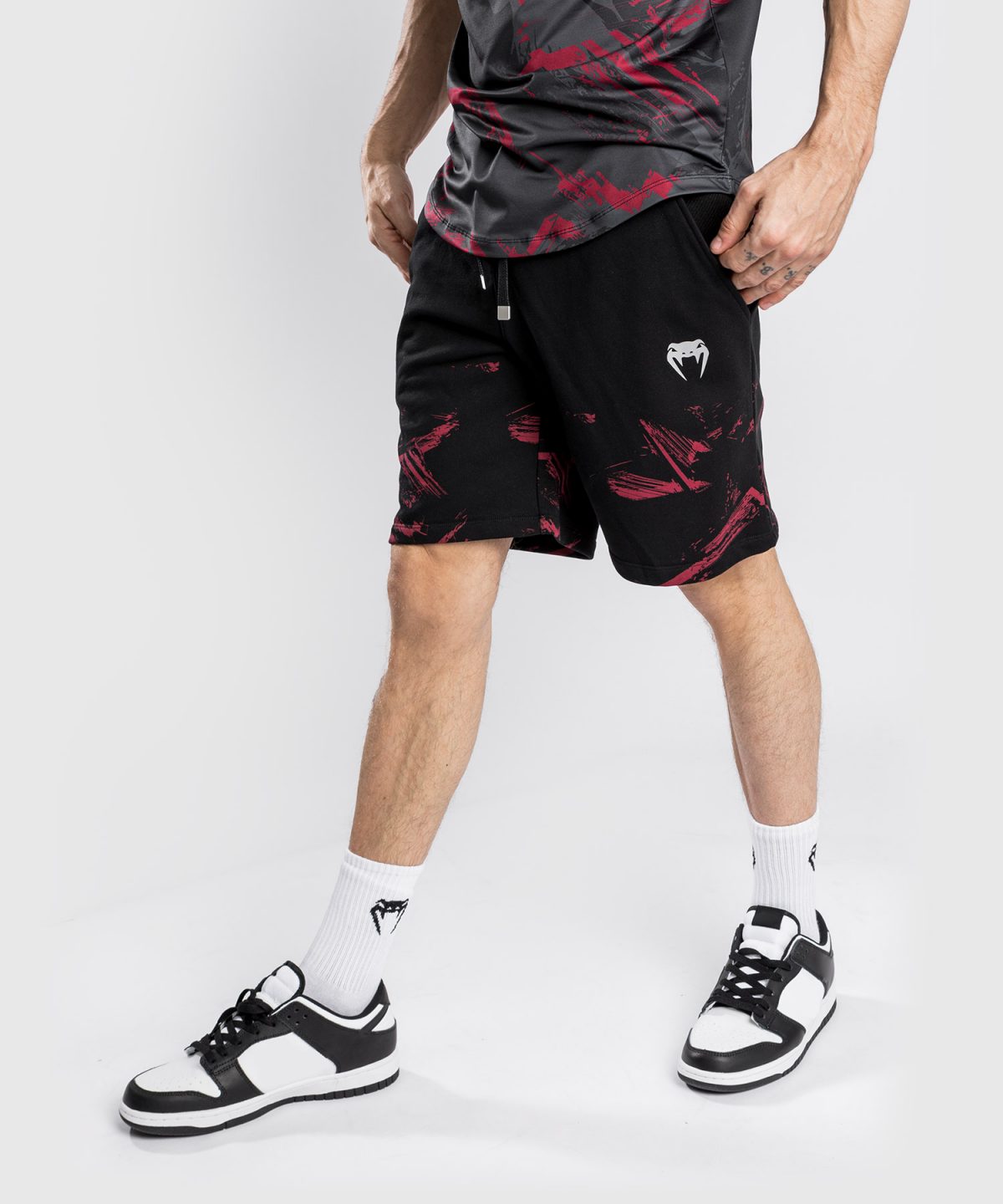 UFC VENUM AUTHENTIC FIGHT WEEK MEN’S 2.0 SHORT - BLACK/RED - Image 2