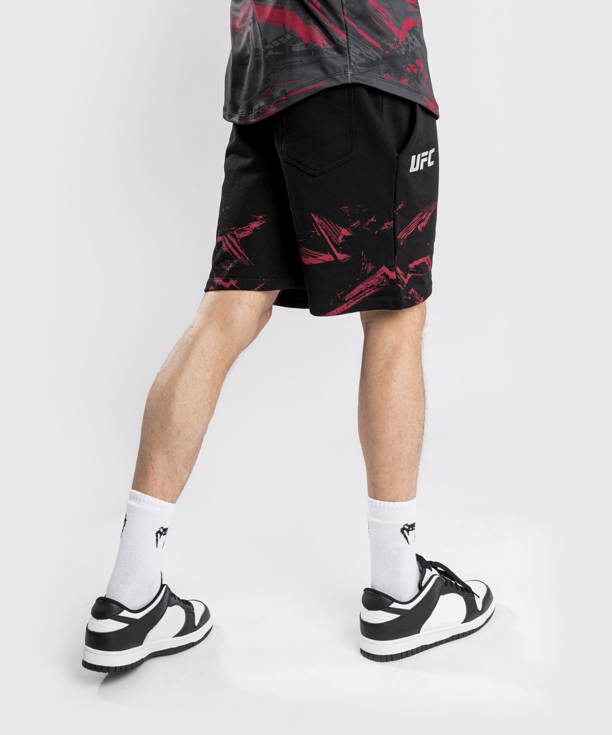 UFC VENUM AUTHENTIC FIGHT WEEK MEN’S 2.0 SHORT - BLACK/RED - Image 3