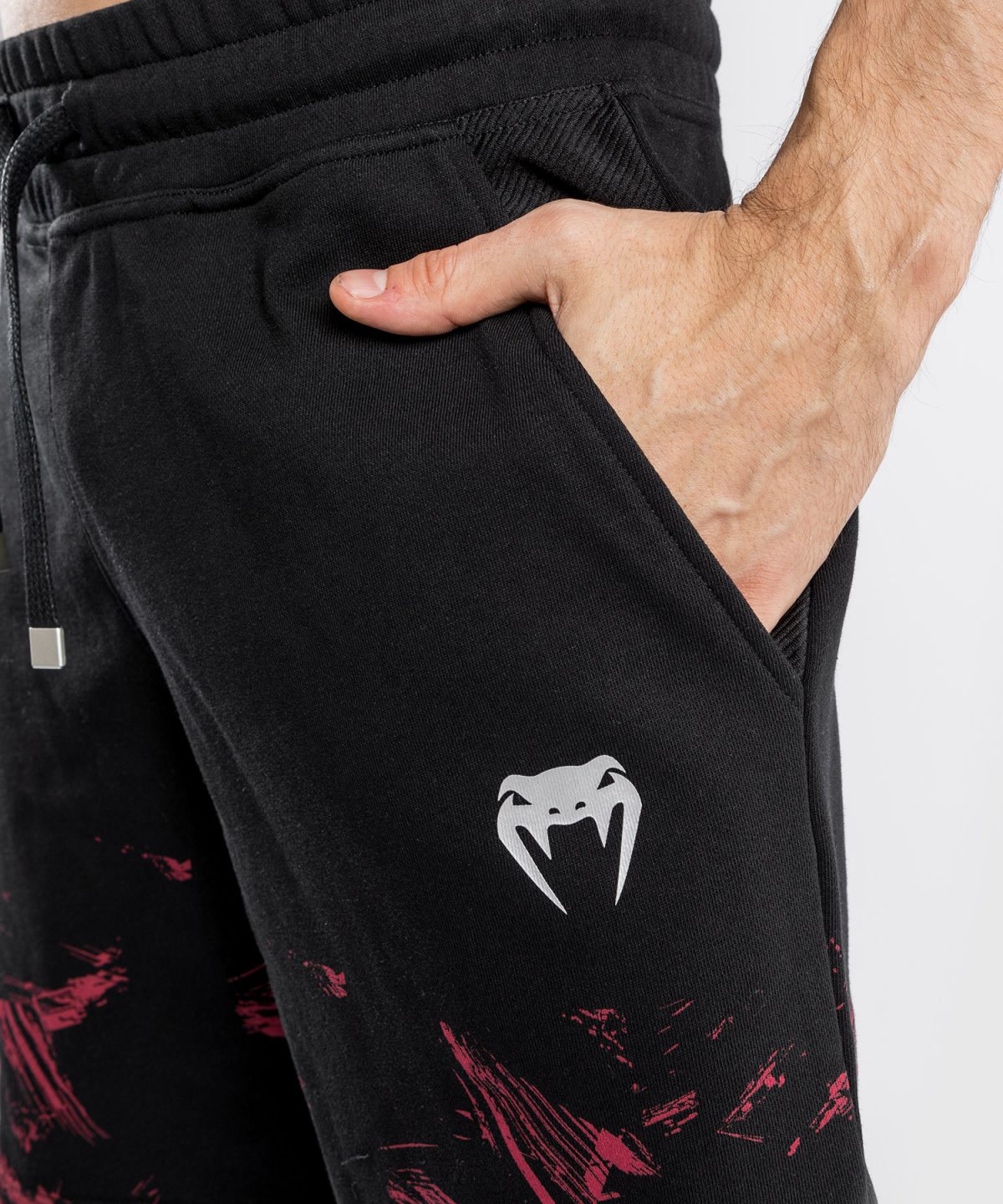UFC VENUM AUTHENTIC FIGHT WEEK MEN’S 2.0 SHORT - BLACK/RED - Image 5