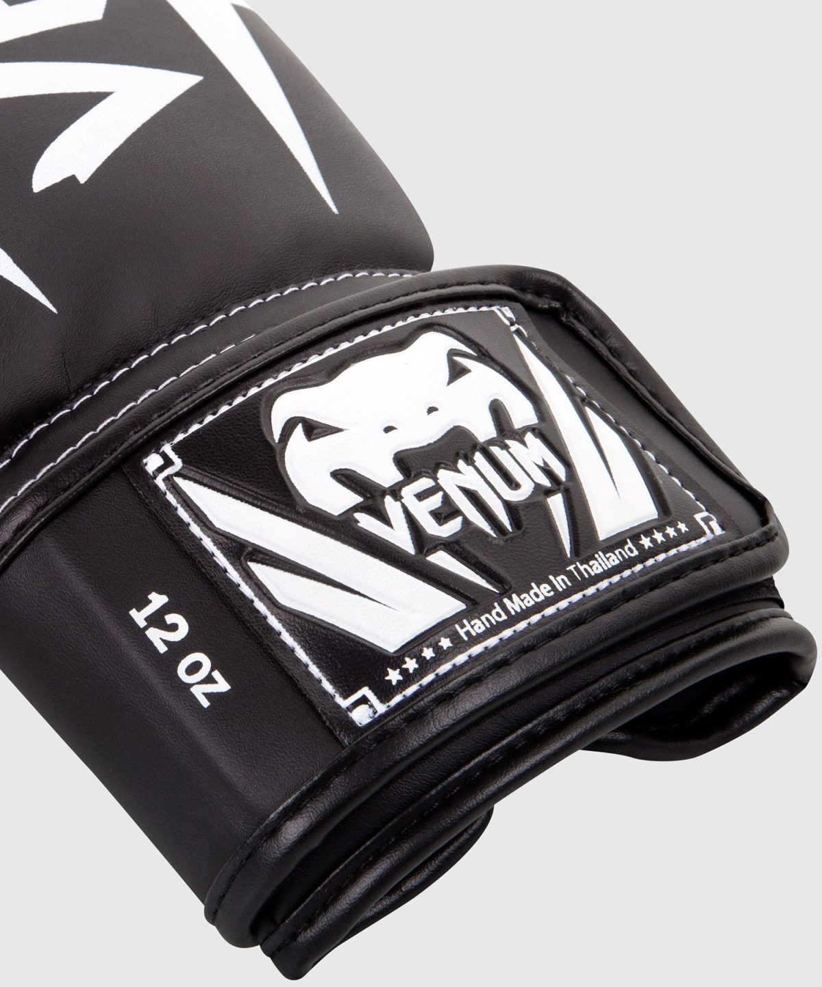 Venum Elite Evo Boxing Gloves - Black/White - Image 2