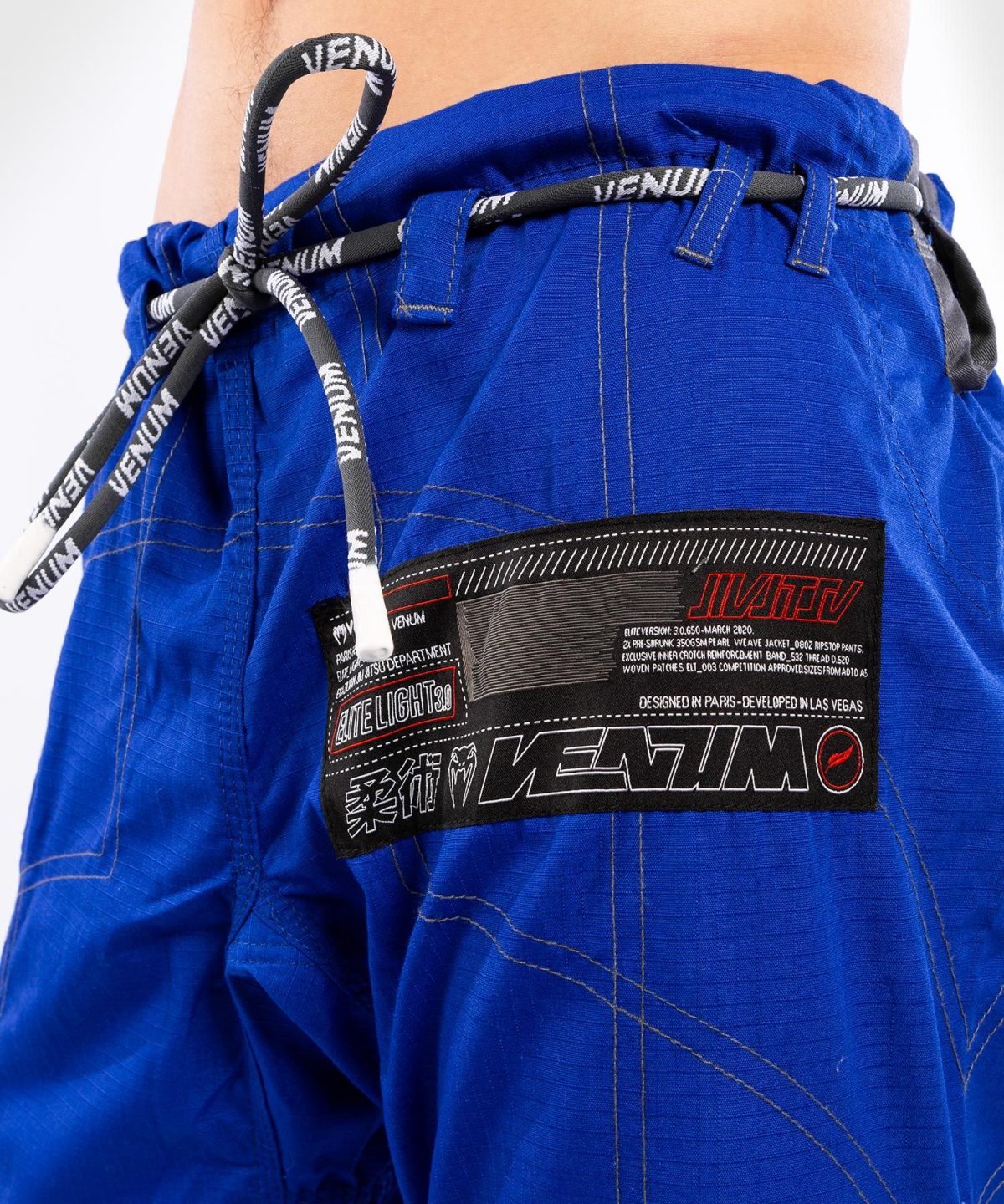 Venum Elite Light 3.0 BJJ Gi - Blue - Image 4