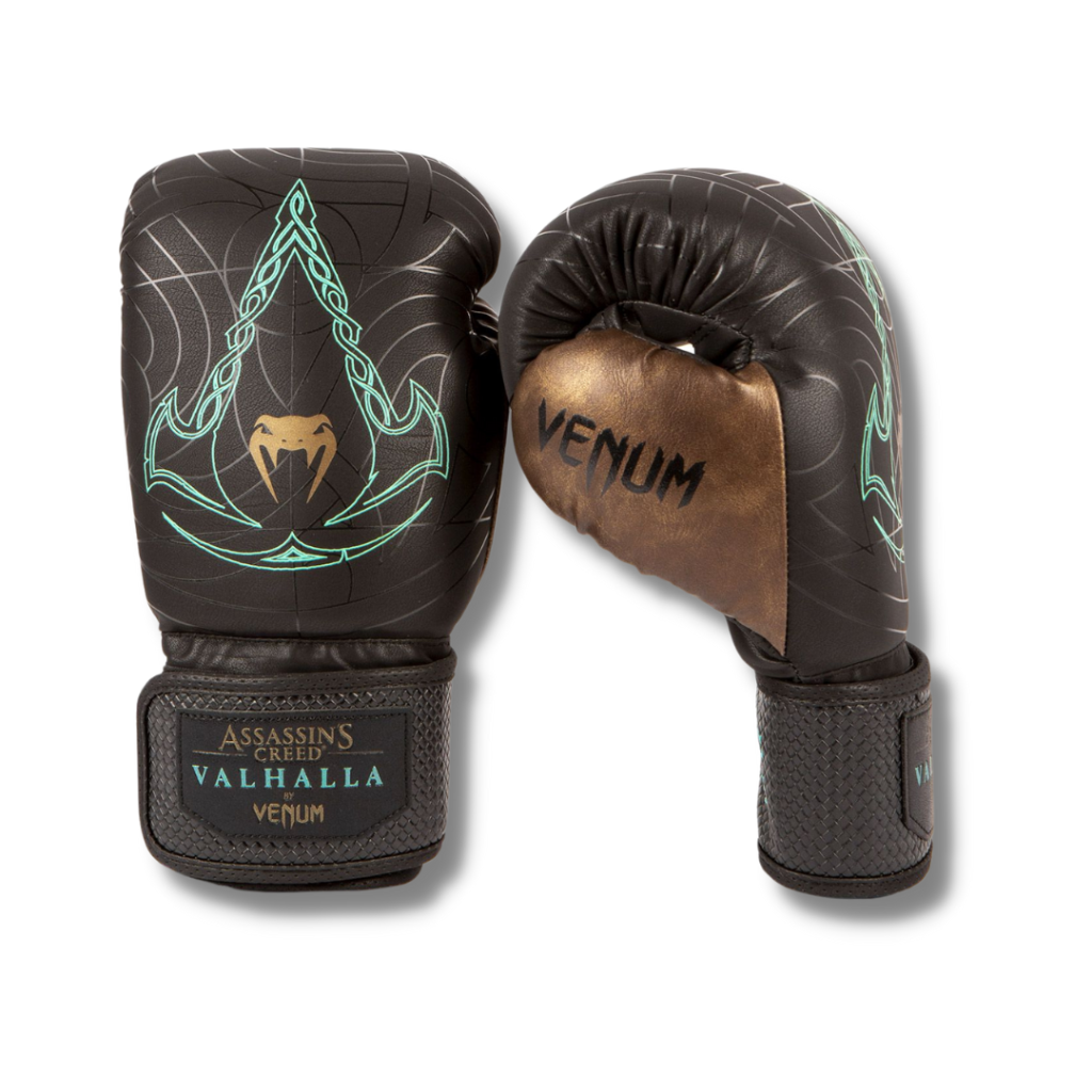 VENUM ASSASSIN'S CREED BOXING GLOVES BLACK/BLUE