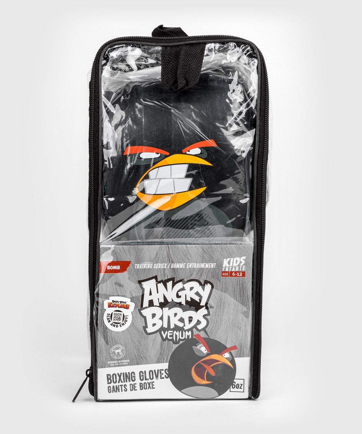 VENUM ANGRY BIRDS BOXING GLOVES - FOR KIDS - BLACK - Image 2