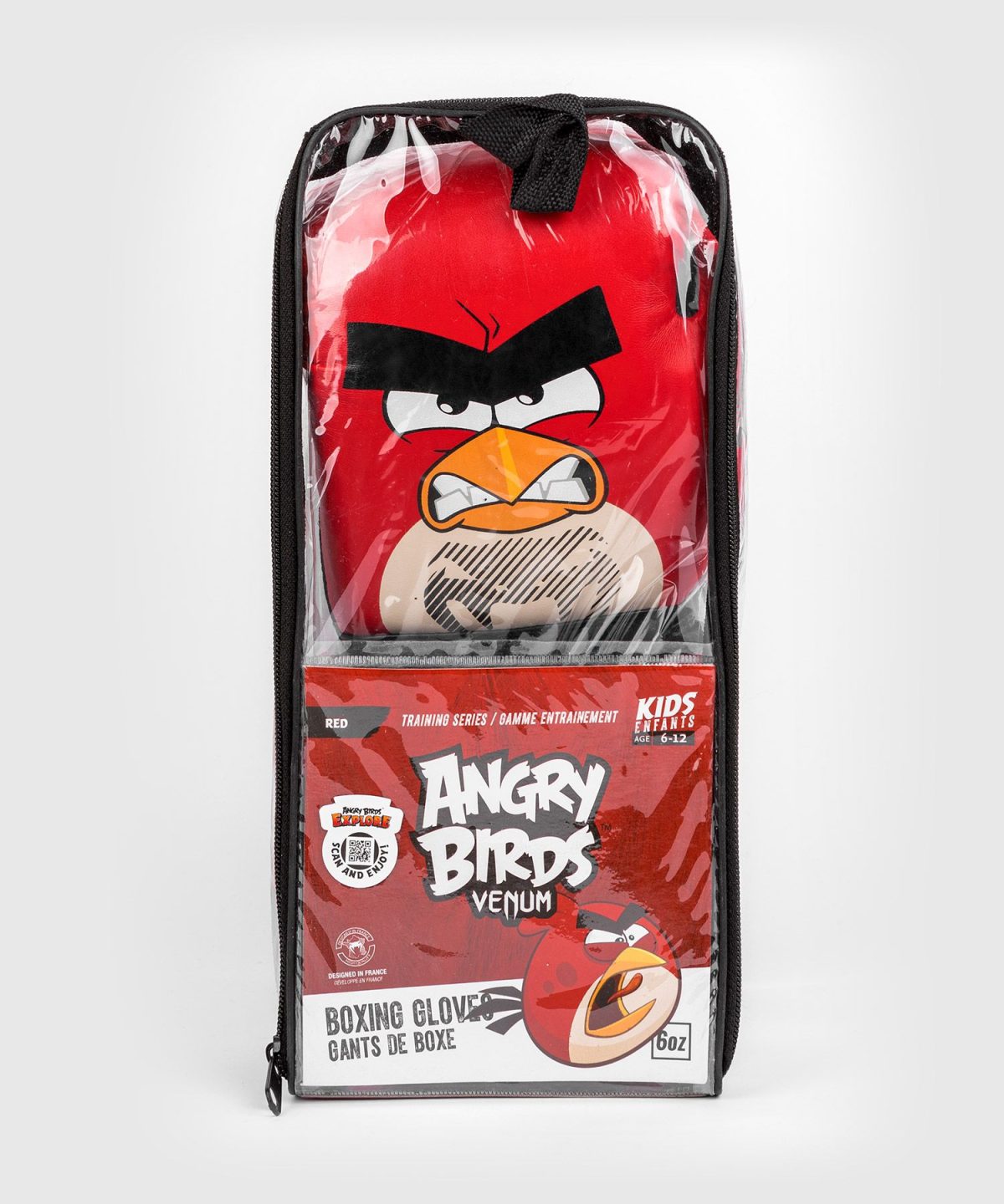 VENUM ANGRY BIRDS BOXING GLOVES - FOR KIDS - RED - Image 2