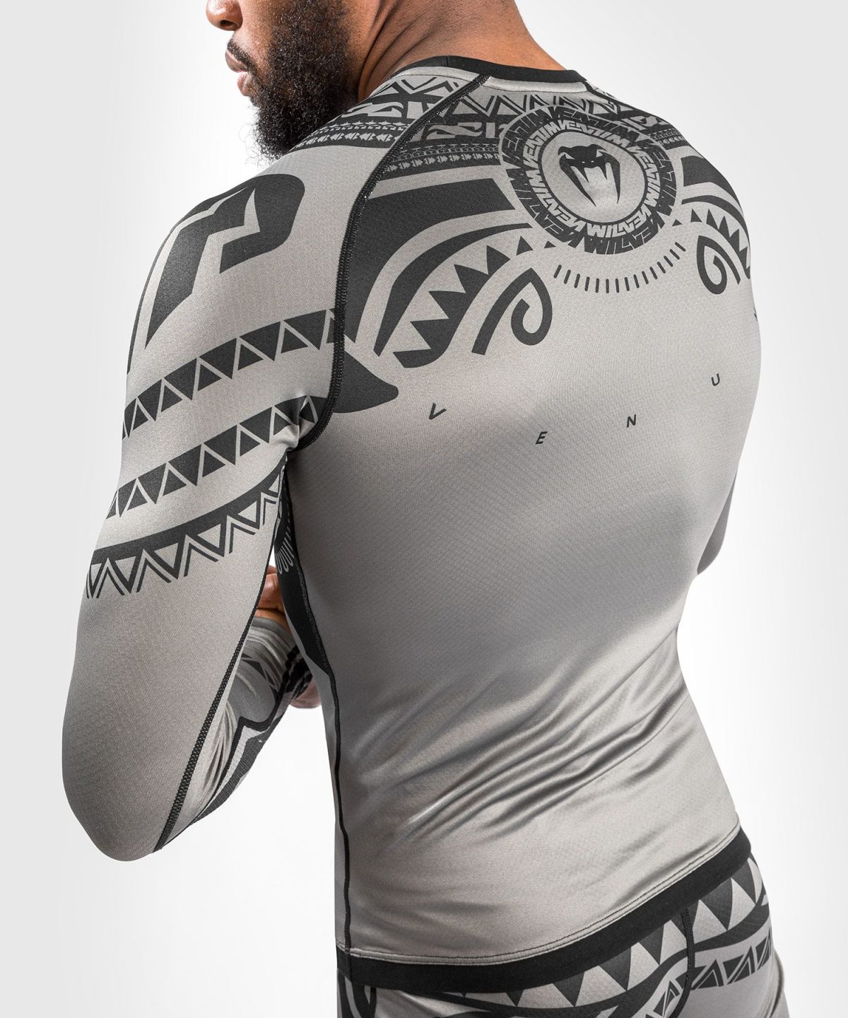 VENUM NAKAHI RASHGUARD - LONG SLEEVES - GREY - Image 4