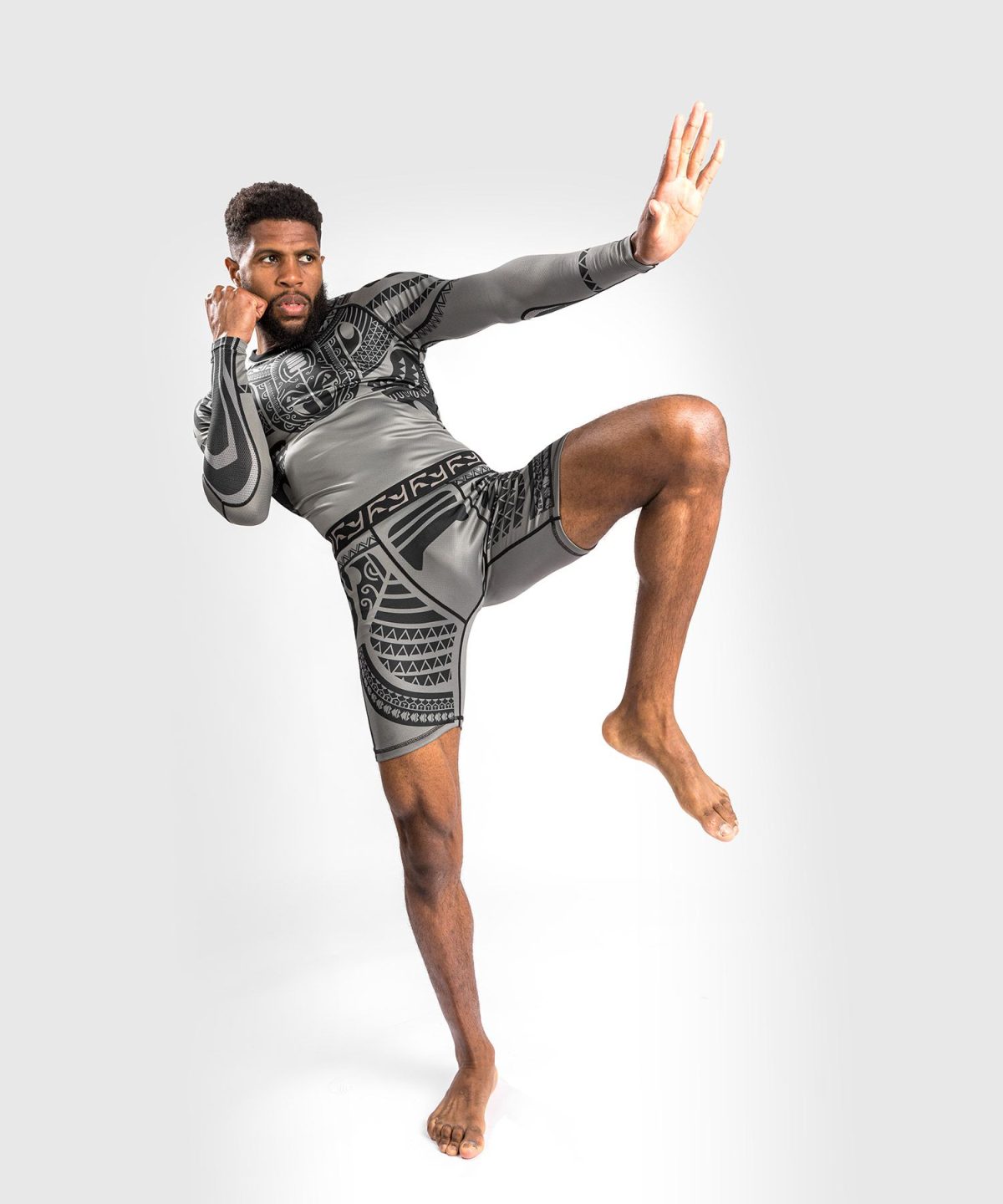 VENUM NAKAHI RASHGUARD - LONG SLEEVES - GREY - Image 3