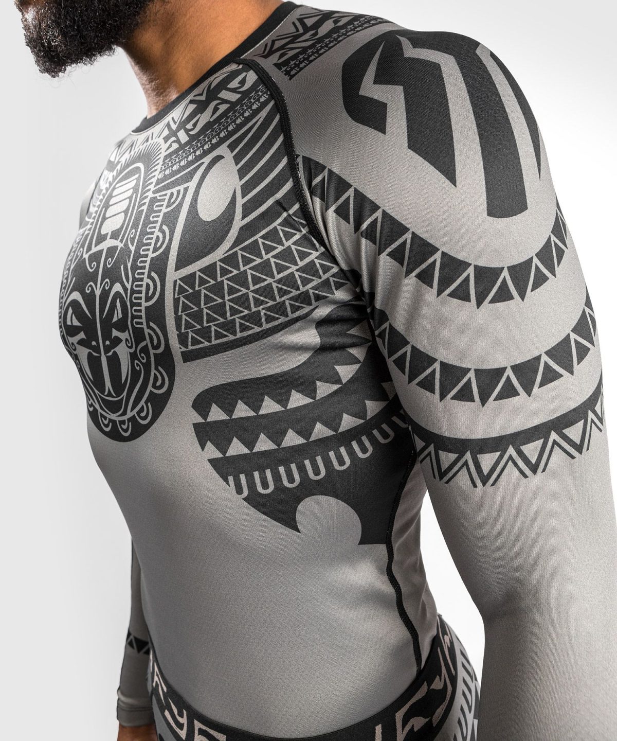 VENUM NAKAHI RASHGUARD - LONG SLEEVES - GREY - Image 5