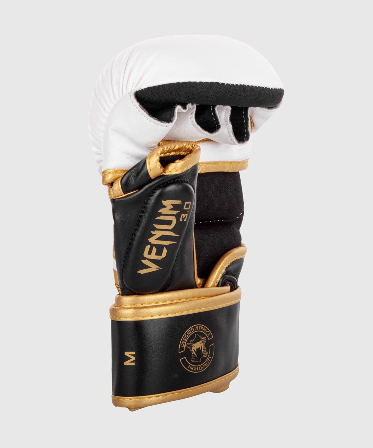 SPARRING GLOVES VENUM CHALLENGER 3.0 - WHITE/BLACK/GOLD - Image 6