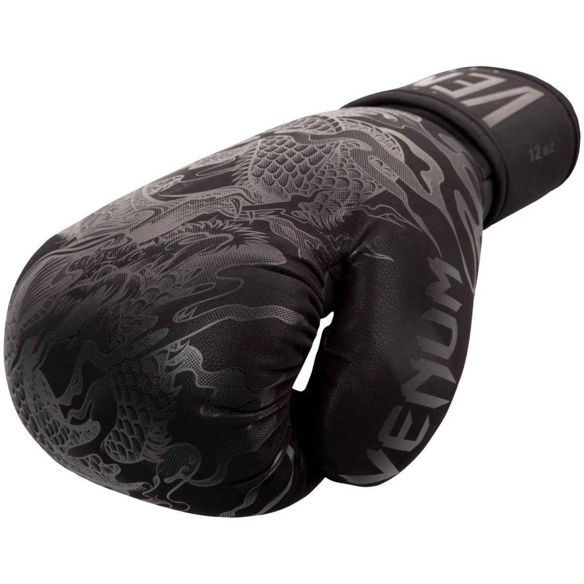 VENUM DRAGON'S FLIGHT BOXING GLOVES - BLACK/BLACK - Image 4