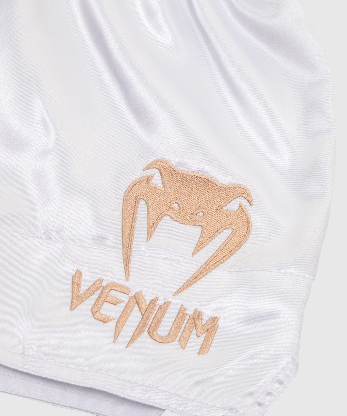 VENUM MUAY THAI SHORTS CLASSIC - WHITE/GOLD - Image 4