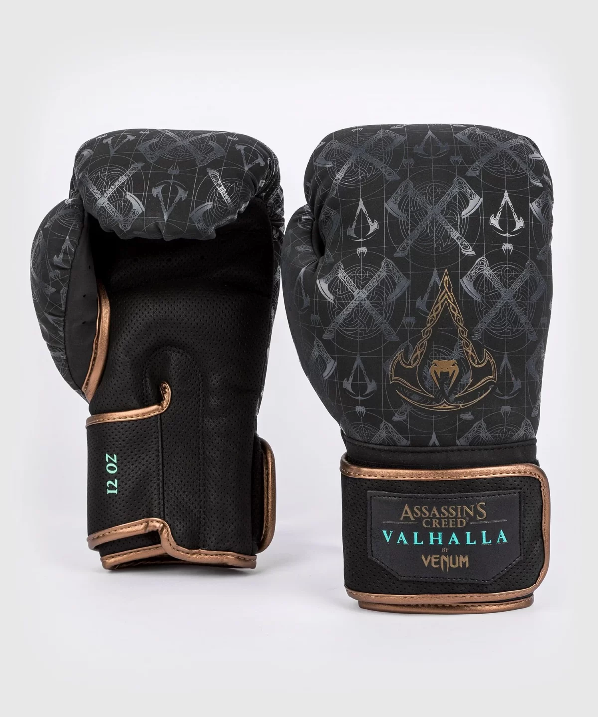 VENUM ASSASSIN'S CREED RELOADED BOXING GLOVES - BLACK - Image 3