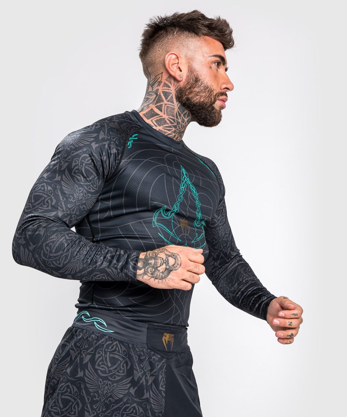 VENUM ASSASSIN'S CREED RELOADED RASHGUARD - LONG SLEEVES - BLACK - Image 2