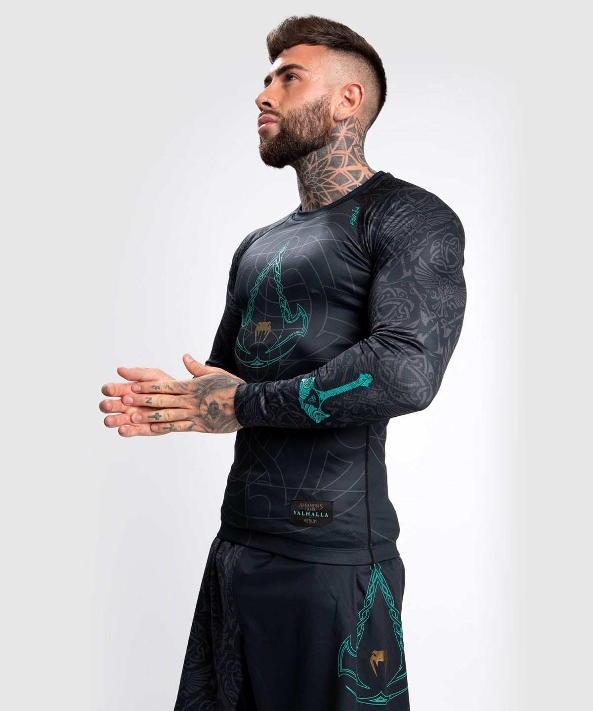 VENUM ASSASSIN'S CREED RELOADED RASHGUARD - LONG SLEEVES - BLACK - Image 3