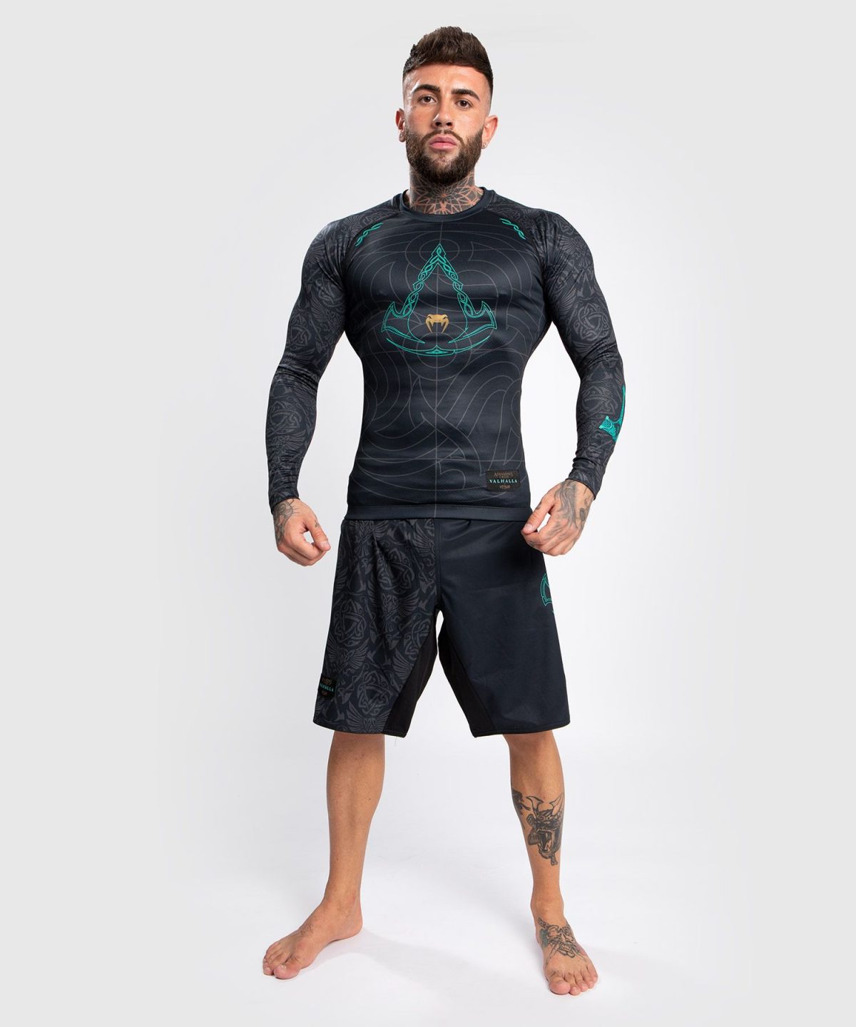 VENUM ASSASSIN'S CREED RELOADED RASHGUARD - LONG SLEEVES - BLACK - Image 4