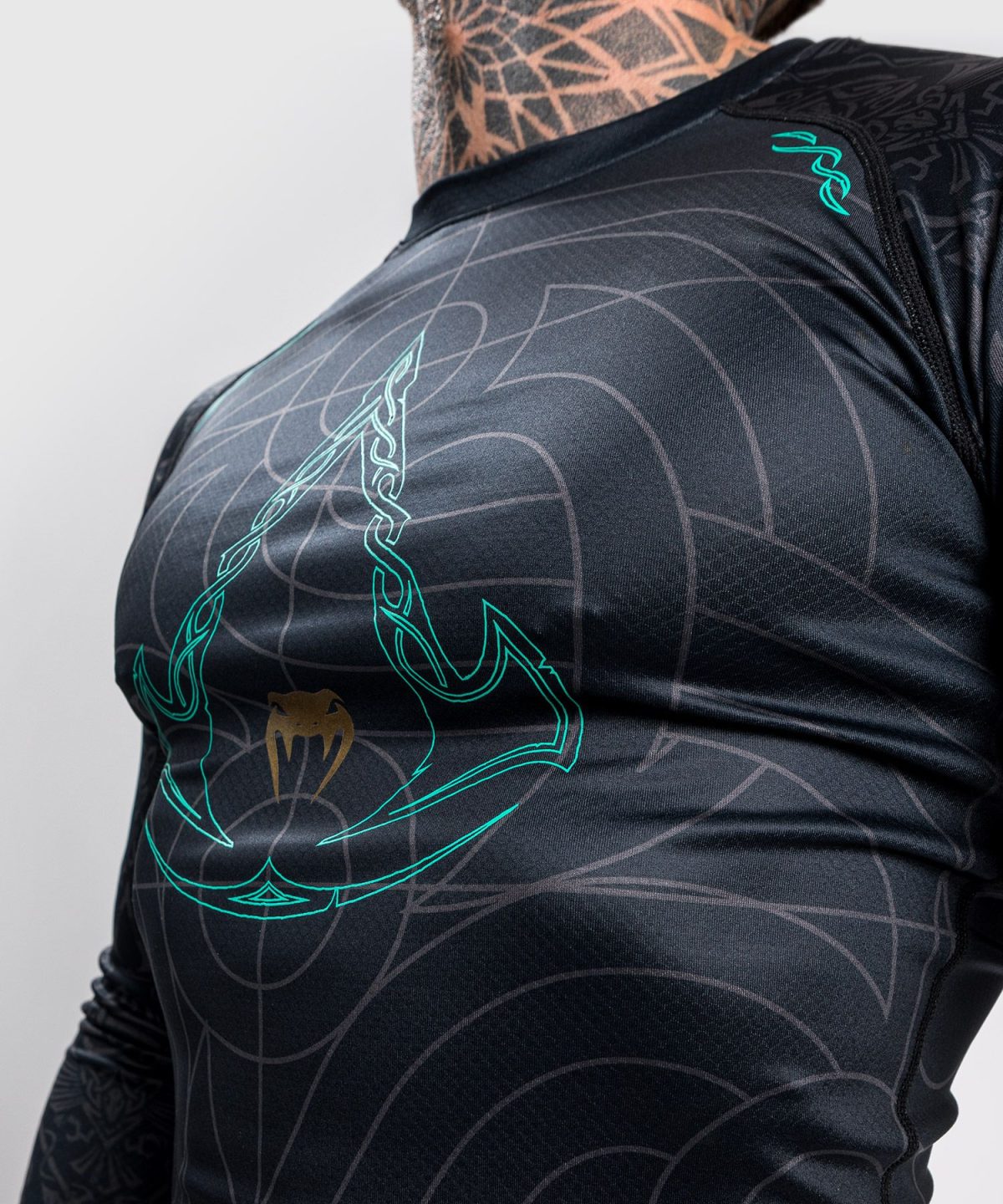 VENUM ASSASSIN'S CREED RELOADED RASHGUARD - LONG SLEEVES - BLACK - Image 6