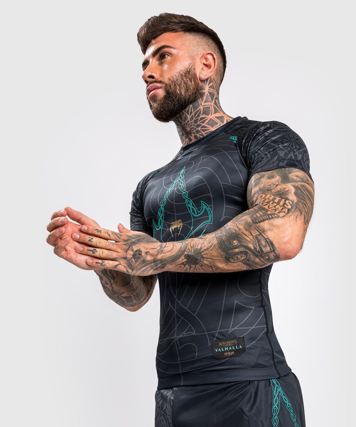 VENUM ASSASSIN'S CREED RELOADED RASHGUARD - SHORT SLEEVES - BLACK - Image 2