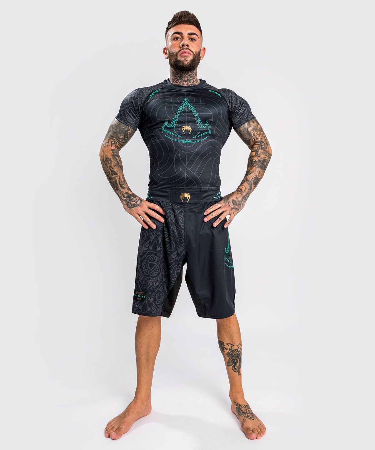 VENUM ASSASSIN'S CREED RELOADED RASHGUARD - SHORT SLEEVES - BLACK - Image 4