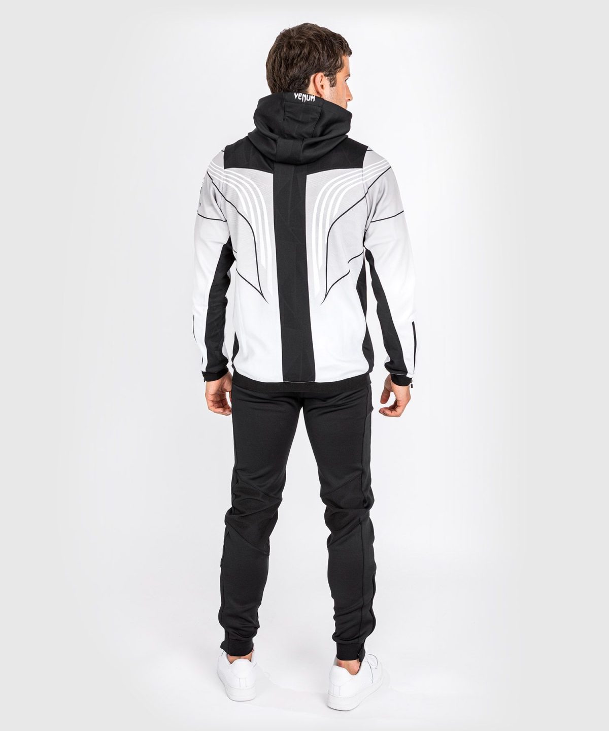 UFC VENUM AUTHENTIC FIGHT NIGHT 2.0 MEN'S WALKOUT HOODIE - WHITE - Image 4