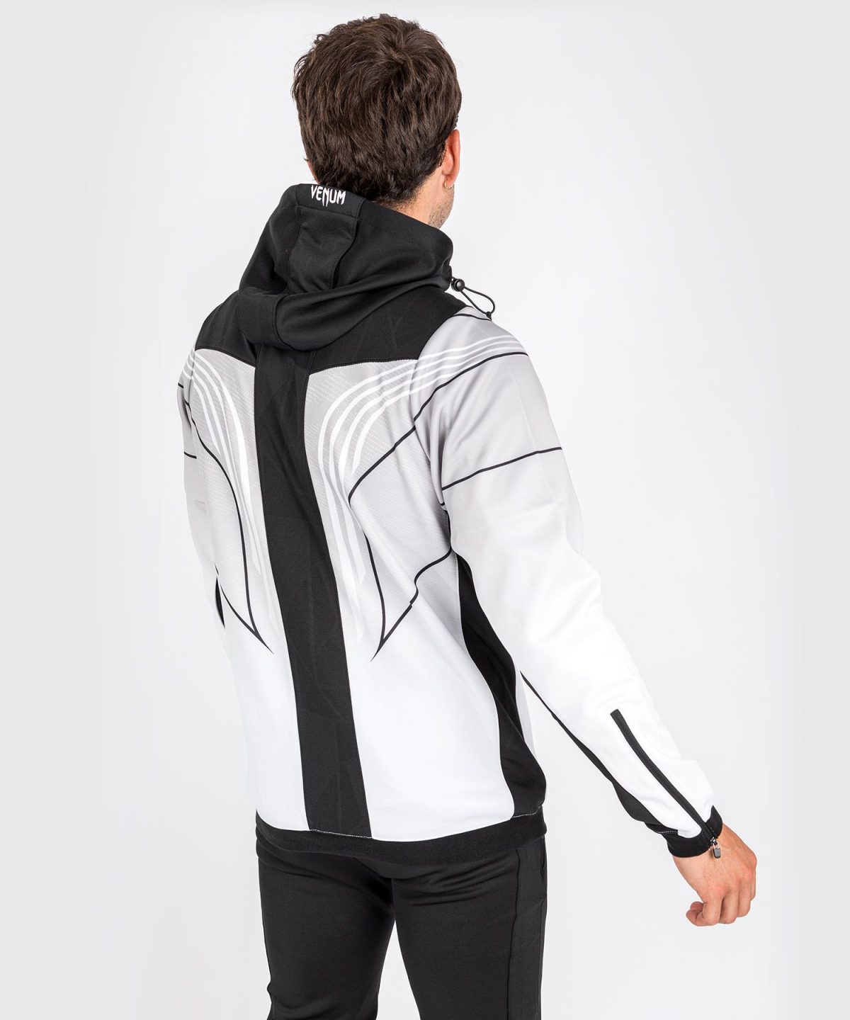 UFC VENUM AUTHENTIC FIGHT NIGHT 2.0 MEN'S WALKOUT HOODIE - WHITE - Image 6