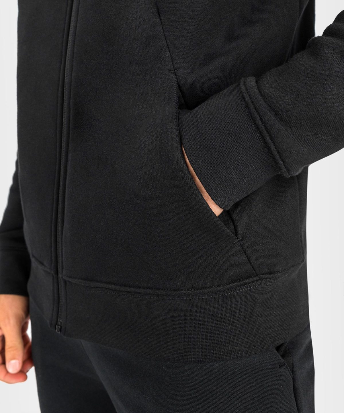 UFC VENUM FIGHT NIGHT 2.0 REPLICA MEN'S FULL ZIP HOODIE - BLACK - Image 6