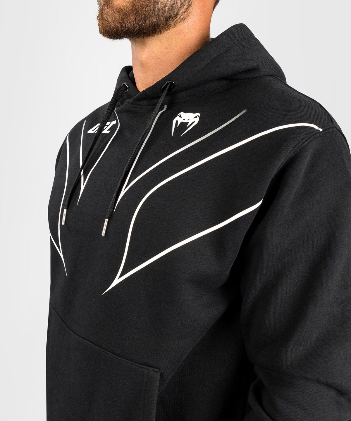 UFC VENUM FIGHT NIGHT 2.0 REPLICA MEN'S HOODIE - BLACK - Image 6