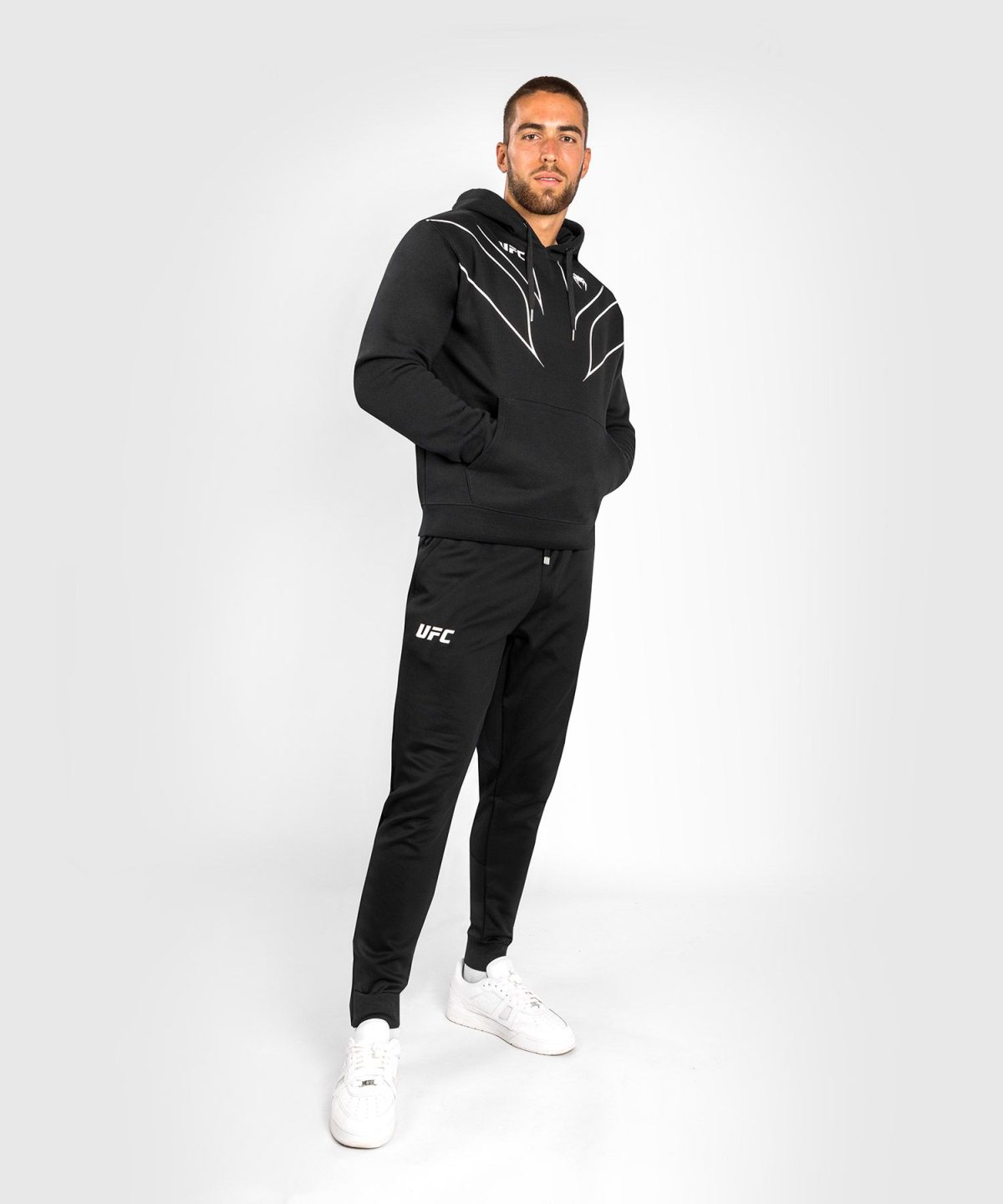 UFC VENUM FIGHT NIGHT 2.0 REPLICA MEN'S HOODIE - BLACK - Image 3